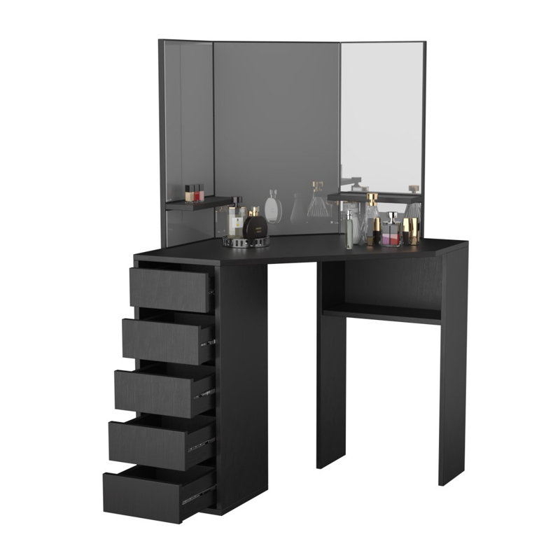 Coiffeuse avec miroir Metin