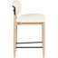 Riccio Vegan Leather Upholstered Stool-336270611-336270614-336270613