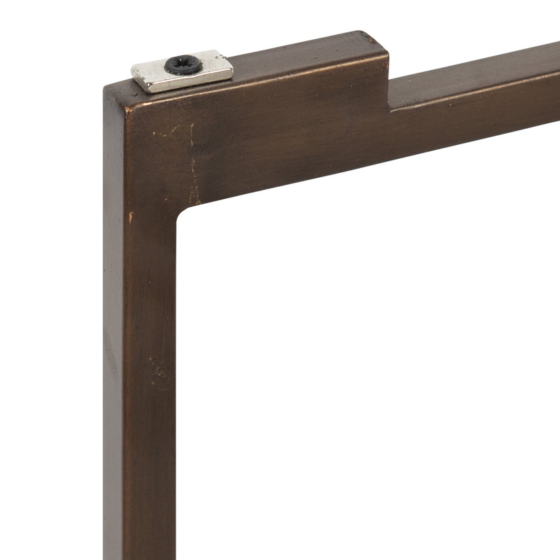 Table de bout Ekta, Bronze, Bronze, H 25,75 po x l 14 po