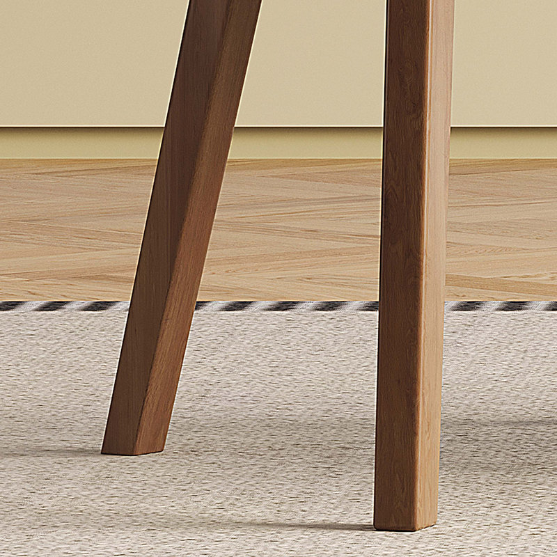 Ensemble de 2 chaises de salle à manger en bois massif