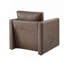Fauteuil en similicuir espresso-1453923547