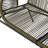 CONDESSA OUTDOOR PATIO GREEN WICKER LOVESEAT-1592143502