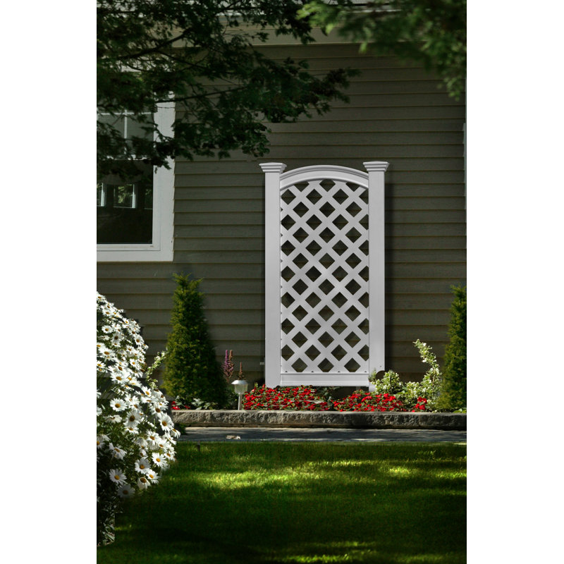 56.25 in. H x 27 in. W Vinyl Lattice Panel Trellis