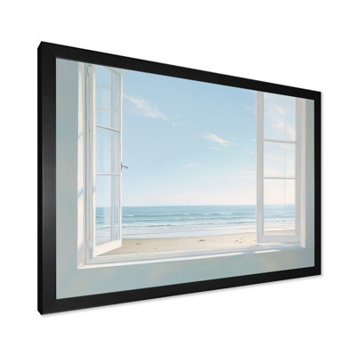 Coastal Windows Horizon II - Beach & Ocean Canvas Prints