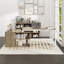 Akirah L-Shaped Metal Base Writing Desk-863877994-863877996