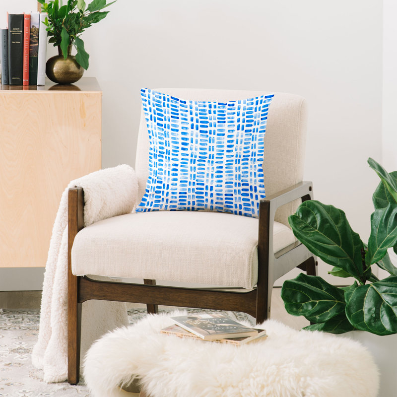 Housse et insert de coussin décoratif en polyester pour l'intérieur et l'extérieur