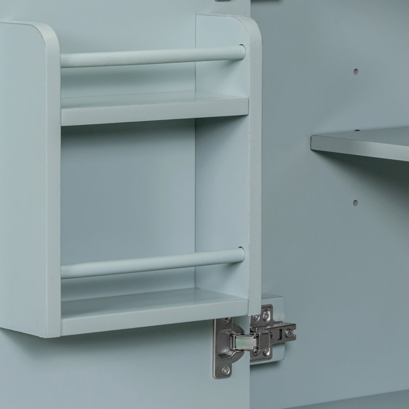 29.53'' Single Bathroom Vanity Base Only, Bluish Green