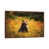 Classic Brown Wood Framed Canvas