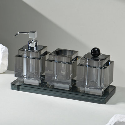 Ensemble gris fumé 4 pièces