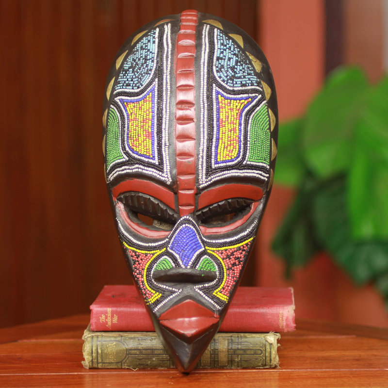 Elzey Handmade Boho People Wall Decor on Solid Wood