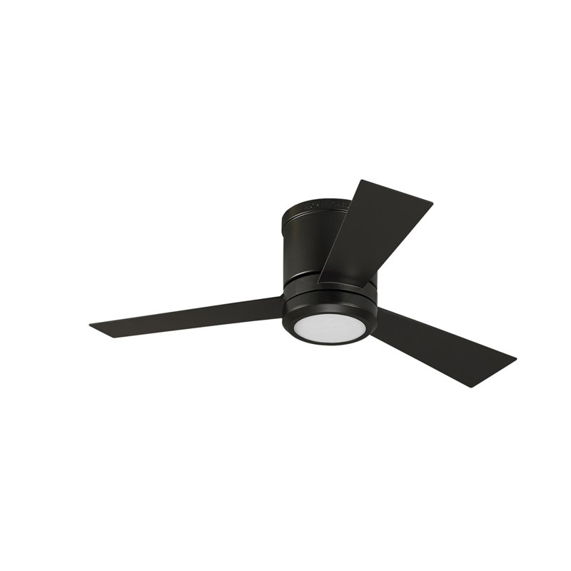 Ventilateur de plafond à DEL Rodrick, Bronze huilé avec pales bronze romain, 42 pouces