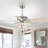 Maestas 52'' Ceiling Fan with Light Kit