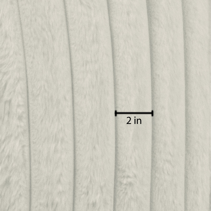 Canapé modulaire réversible à rayures Puffy, Fumée