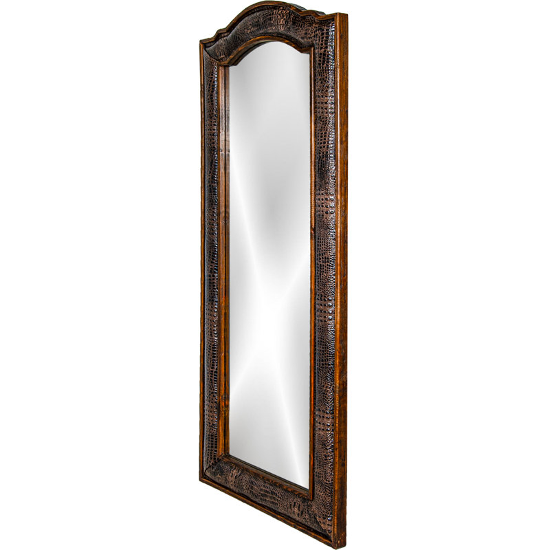 Sierra Vista 84" Embossed Leather Full-Length Floor Mirror