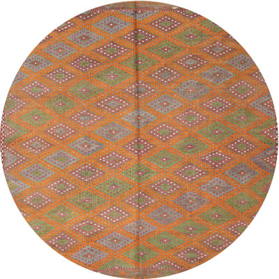 Tapis brun/vert/gris zone contemporaine