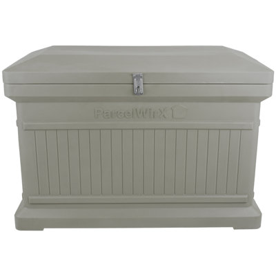 ParceWirx Premium Vertical Architectural Graphite Delivery Drop Box Hinged Lid with Swinging Latch for Locking ParceWirx Premium Vertical Architectural Graphite Delivery Drop Box Hinged Lid with Swinging Latch for Locking