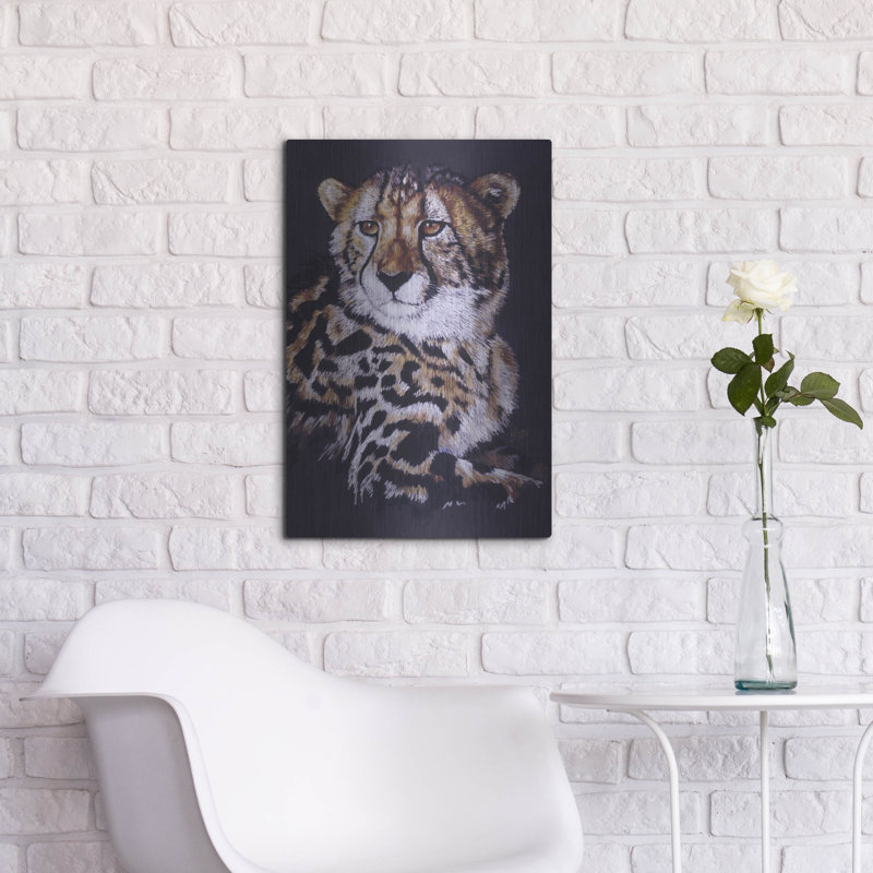 "Distinctive" par Barbara Keith sur métal, H 24 po x l 16 po