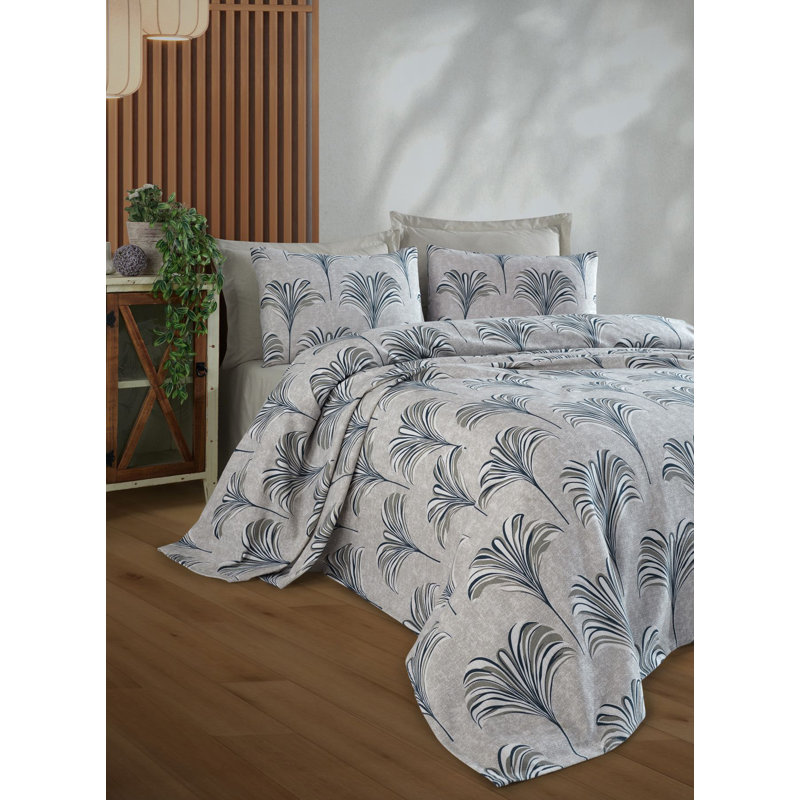 Premium Single Pique Set, Blue, Includes 63 x 93 Pique, 63 x 94 Flat Sheet & 20 x 28 Pillowcase | 100% Cotton, 65% Cotton/35% Polyester Blend | Machine Washable, Lightweight, 142 Thread Count for Comfort