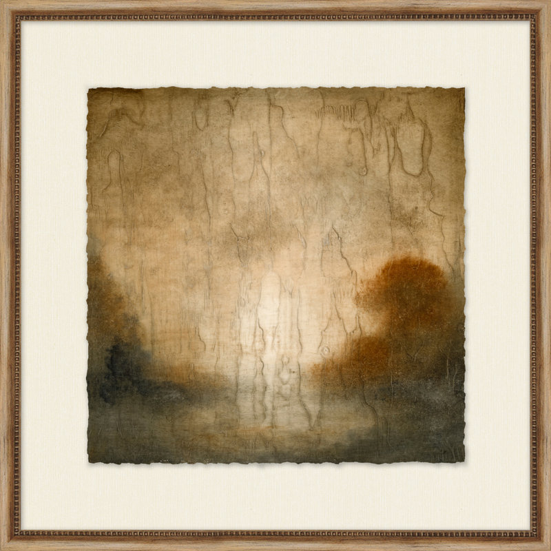 Empty Sky 3 - Picture Frame Painting on Paper