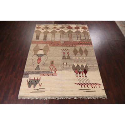 One-of-a-Kind Area Rug Beige