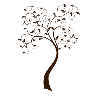 Adhésif décoratif arbre