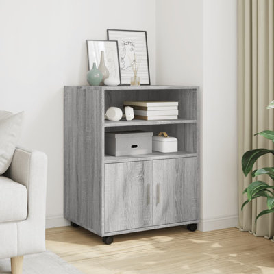 Rolling Cabinet Engineered Wood