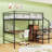 Metal Loft Bed With Desk And Staircases-205534939-205534940