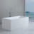 KDK HOME Acrylic Freestanding Soaking Bathtub