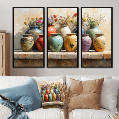Ensemble de décorations murales Farm Pottery Earthy Treasures III - Boho Pottery