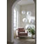 Sphere-In-Half Pearl White Wall Décor