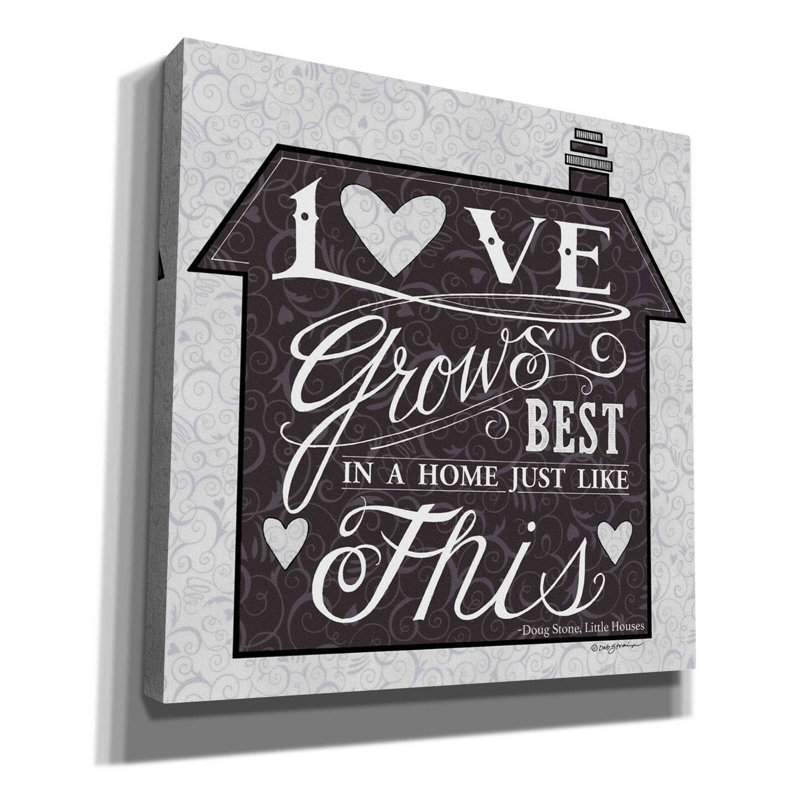 'In a Home' by Deb Strain, Canvas Wall Art, 12" H x 12" W x 0.75" D