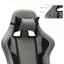Fabric Gaming Chair with Footrest