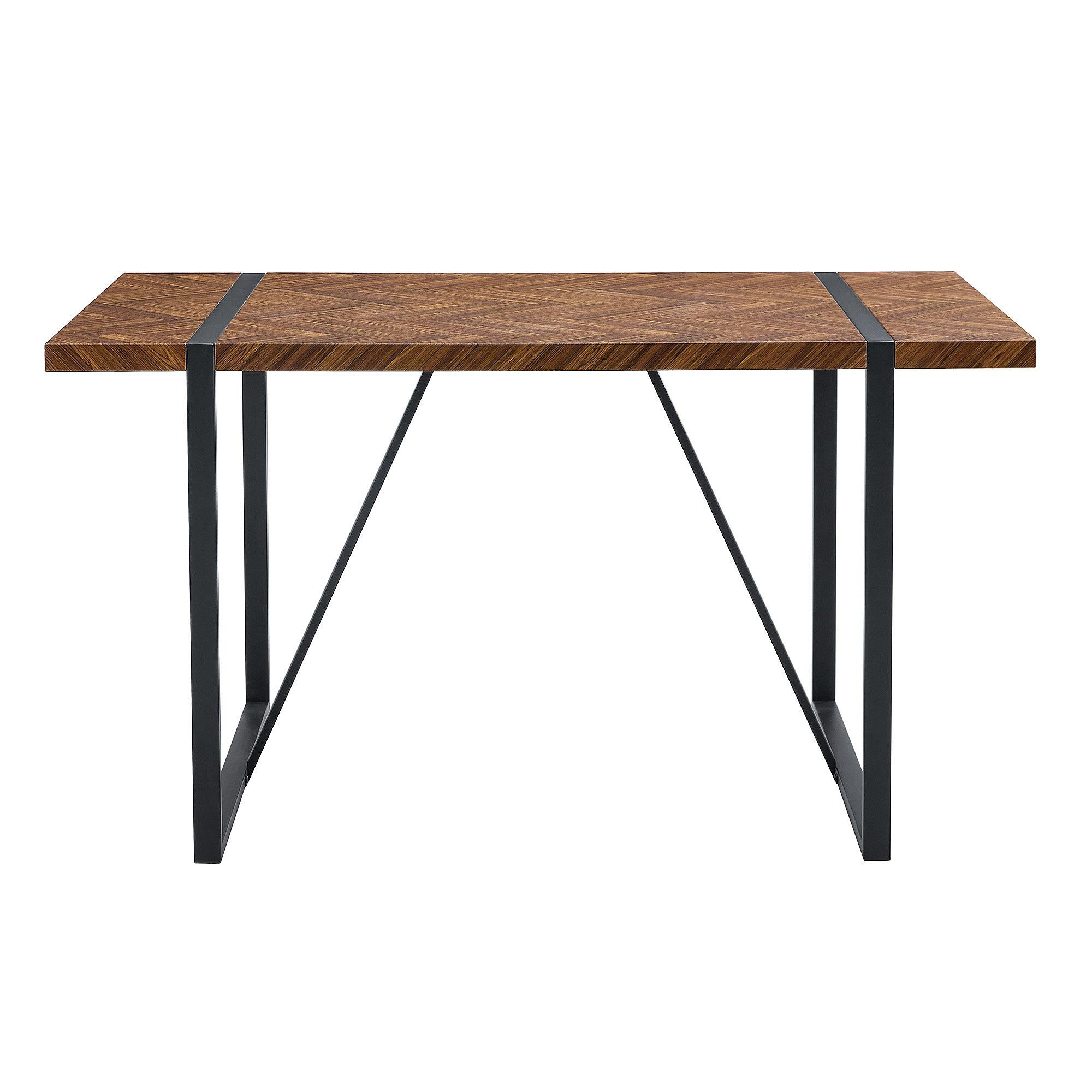 George Oliver A Minimalist Retro Rectangular Dining Table With A ...