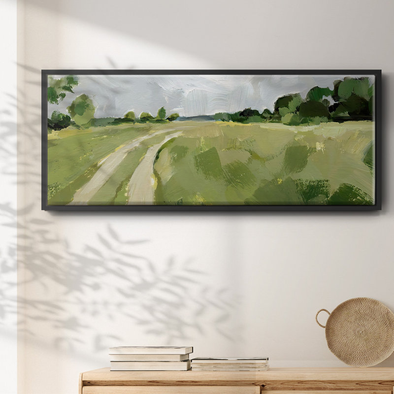 Meadow Trail I - Framed Canvas