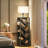 7-Tier Tree-Shaped Bookshelf with Light, 3 Lighting Modes, Floor-Standing Tall Bookcase, Corner Storage Shelf