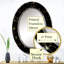 Miroir de salle de bain ovale mural-289064788