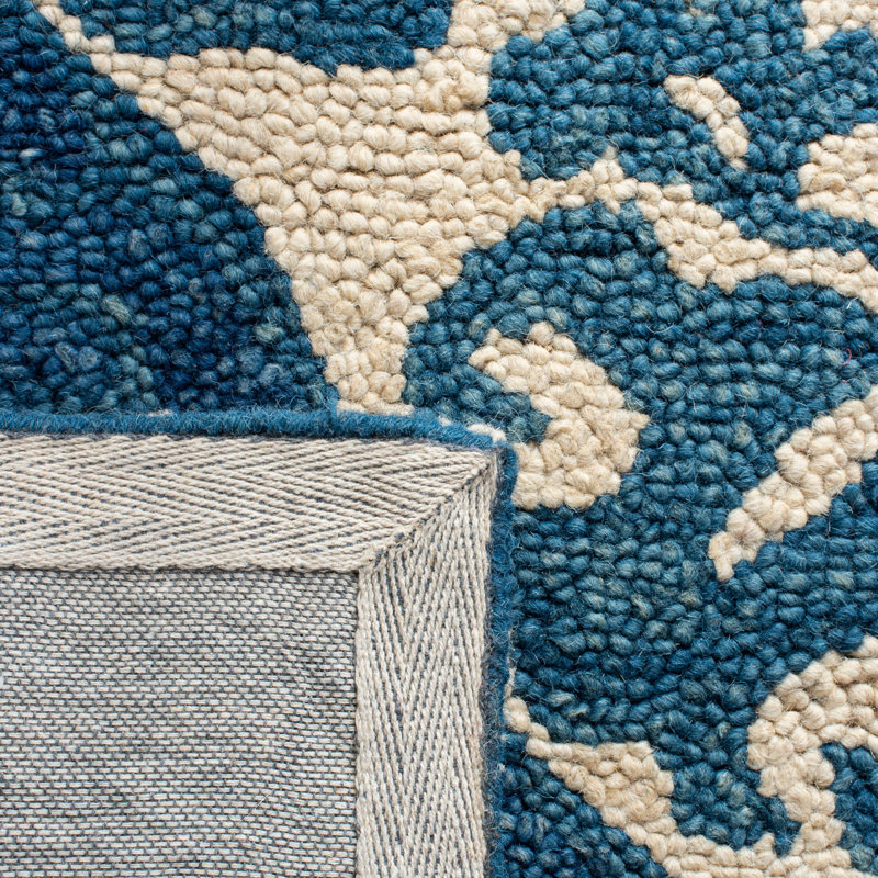 Baumgartner Hand Tufted Wool Oriental Rug, Rectangle 5' x 8'