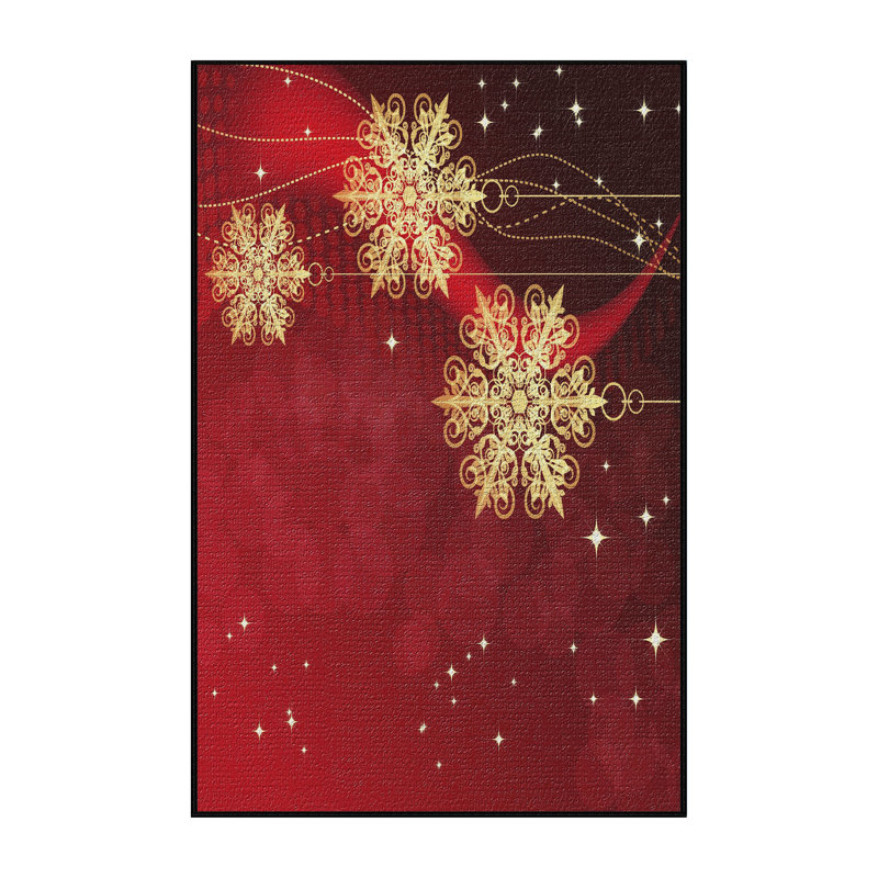 Tapis rouge à fond, Rectangle 4 pi x 6 pi