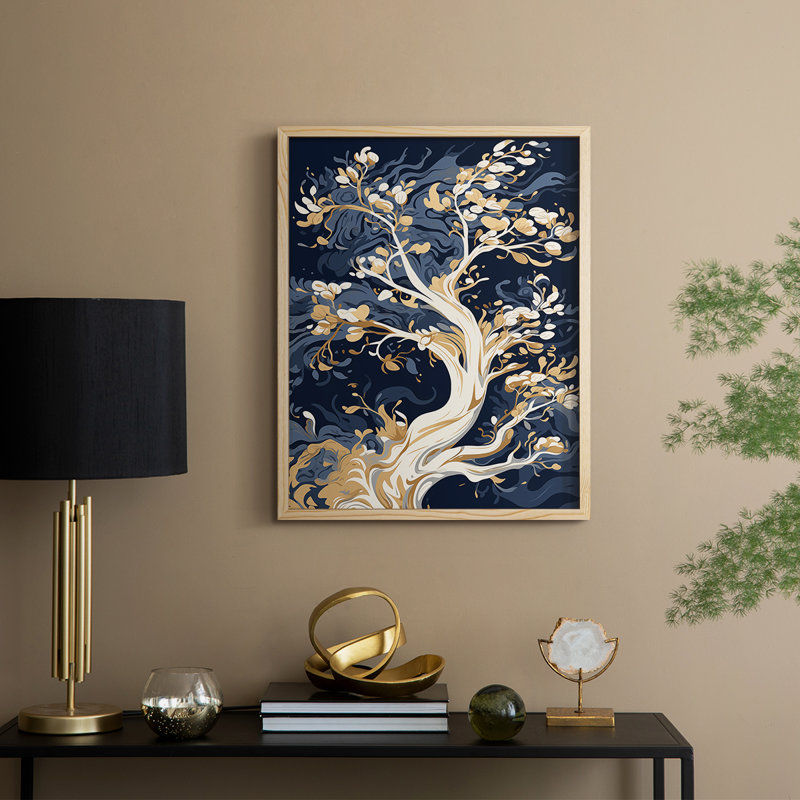 «LANDSCAPES Series CLIX», reproduction encadrée - bois massif, H 30 po x l 24 po