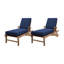 Huntington Outdoor Teak Chaise Lounge-1374960291