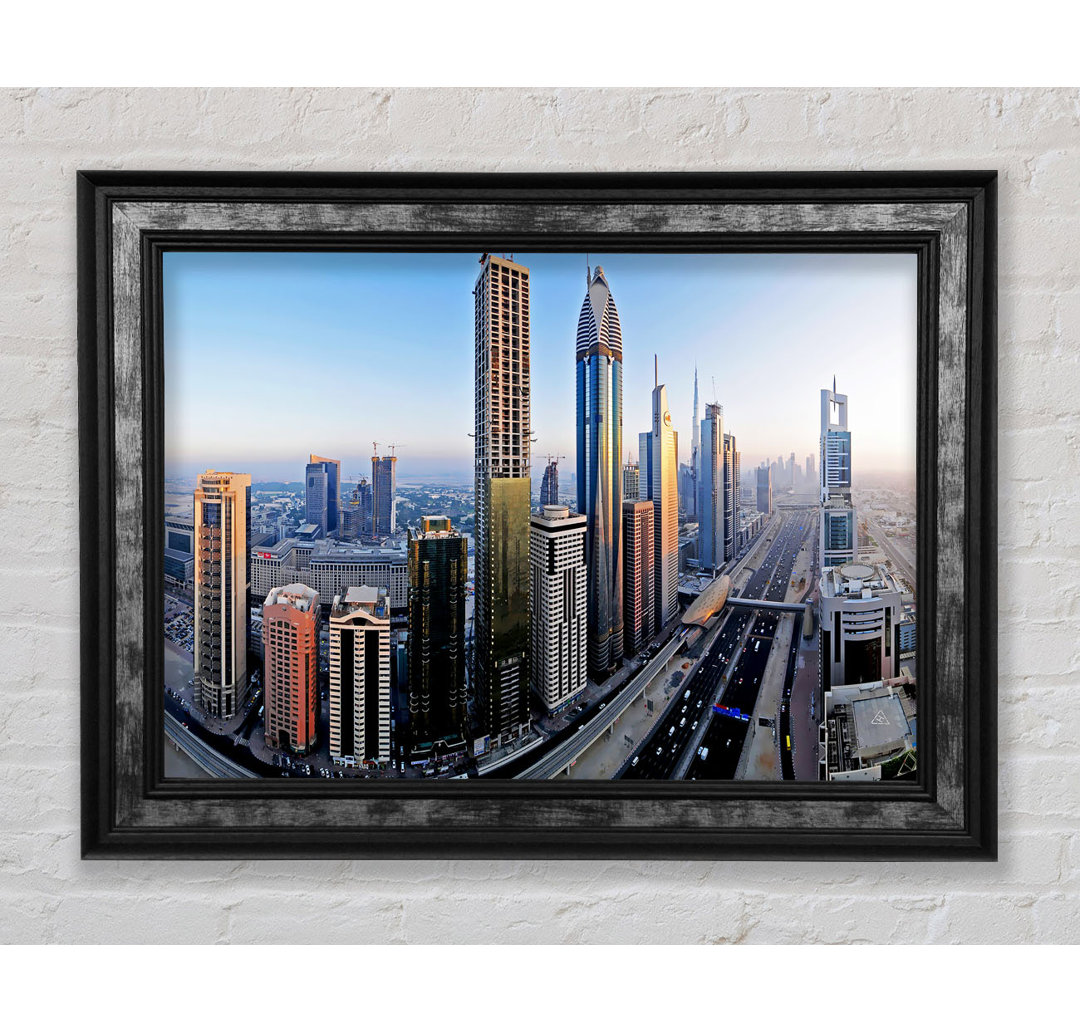 Dubai Building Blocks - Bilderrahmen Kunstdrucke