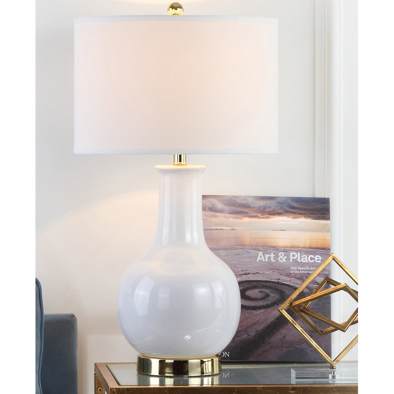 Lampe de table 27,5 po SantaAna, Blanc