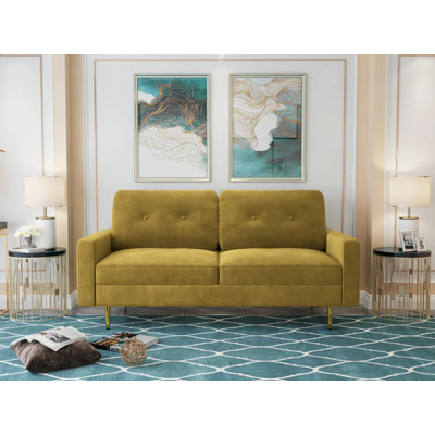 70'' Velvet Sofa
