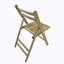 Chaise en bois pour événement spécial pliante
