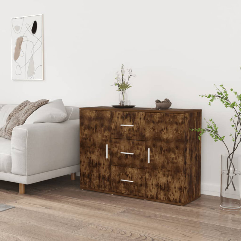 Lovice 91cm Sideboard, Smoked Oak