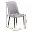 Chaises de salle à manger rembourrées en similicuir