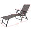 Chaise longue pliante inclinable Soileau