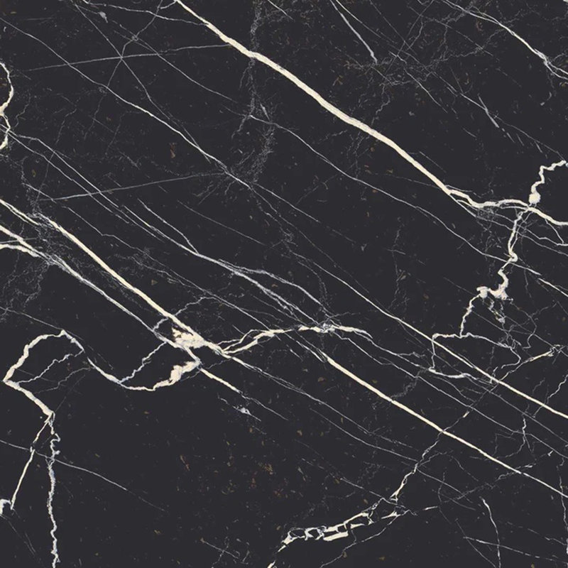 Carreau de mur et de sol en porcelaine noire 12 x 12 Regalia (13,56 pieds carrés / caisse) - paquet de 14, Noir