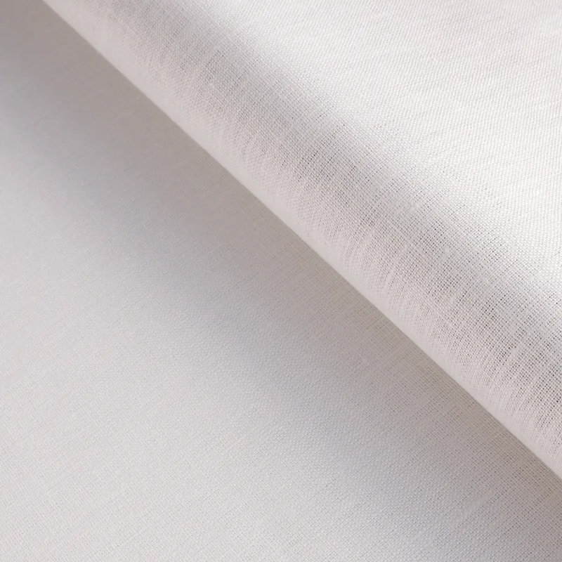 Tissu de lin Middleton, Blanc