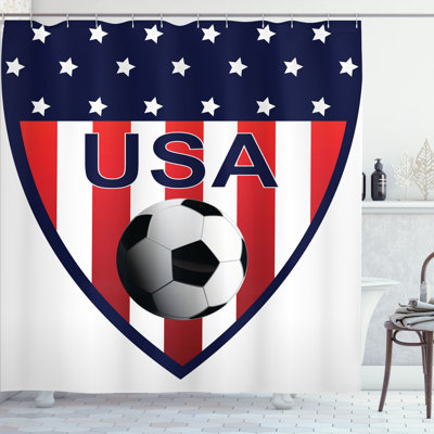 Shower Curtain with Hooks Included
